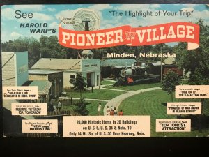 Vintage Postcard 1930-1945 Harold Warp's Pioneer Village Minden Nebraska