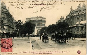 CPA TOUT PARIS 8e 84 Arc de Triomphe F. Fleury (574656)