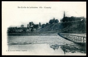 dc1264 - STE. EMILIE DE LOTBINIERE Quebec Postcard 1900s Panoramic View