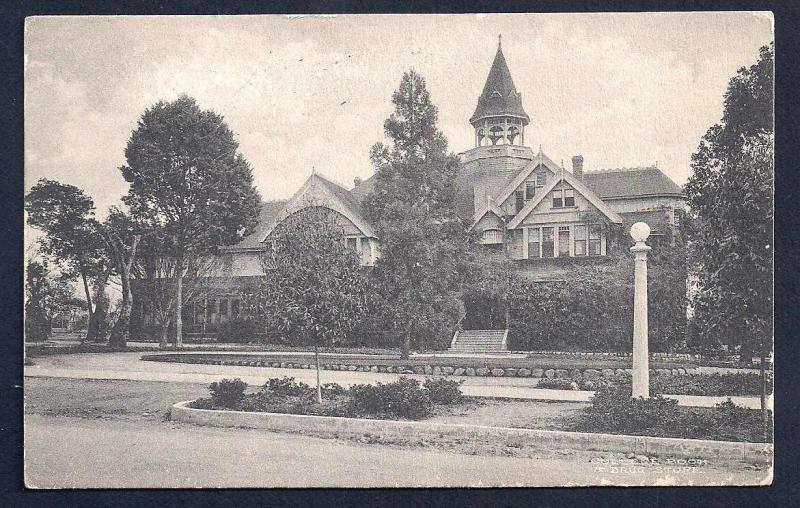Sumner Hall Pomona College California unused c1920's