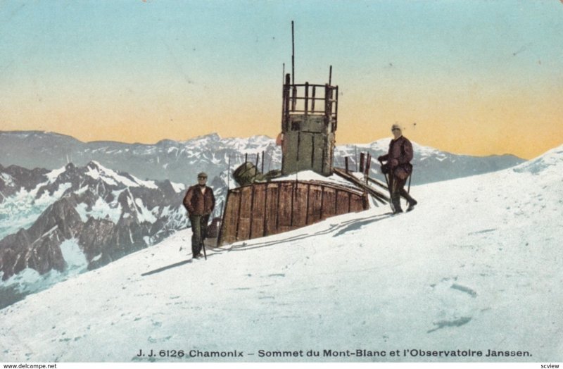 CHAMONIX ,1900-10s ; Sommet du Mont-Blanc