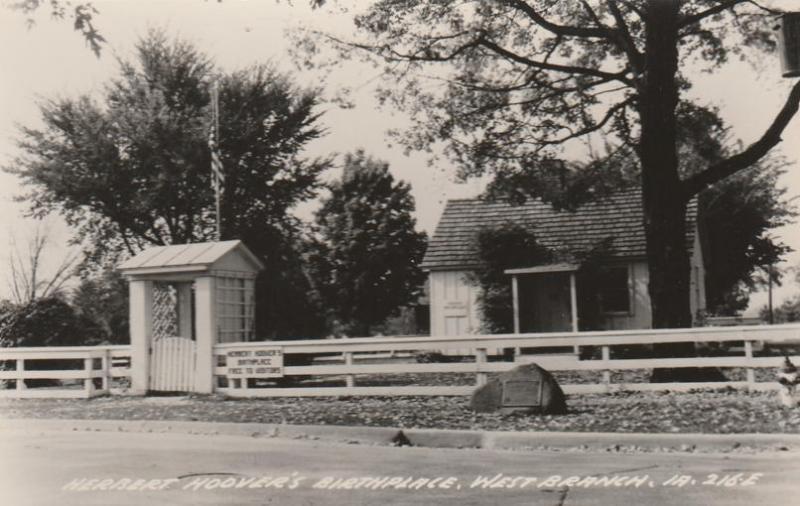RPPC President Herbert Hoover's Birthplace - West Branch, Iowa