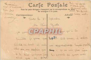 Postcard Old Tours Remembrance