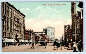 3 Postcards WINNIPEG, Manitoba Canada ~ MAIN STREET Scenes, City Park PAVILION