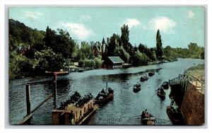 England Maidenhead   Boats in river