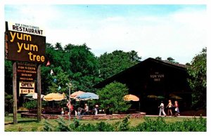 Postcard RESTAURANT SCENE Wellfleet Massachusetts MA AT1875