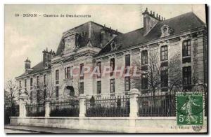 Postcard Old Barracks Dijon Gendarmerie