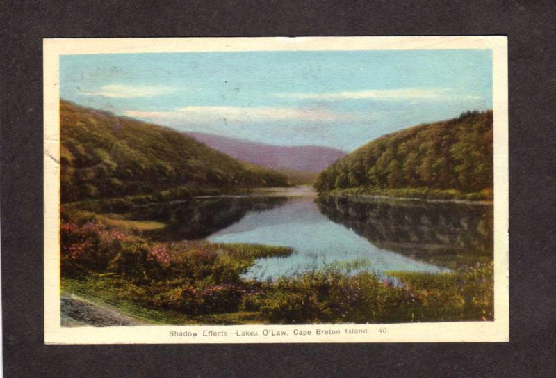 NS Lake O'Law Cape Island Breton Nova Scotia Canada Carte Postale Postcard