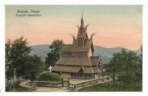 Norway - Bergen. Fantoft Stave Church