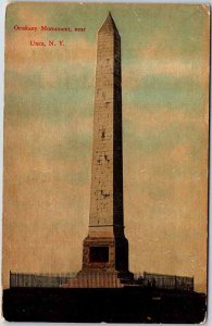 Postcard MONUMENT SCENE Utica New York NY AL4999