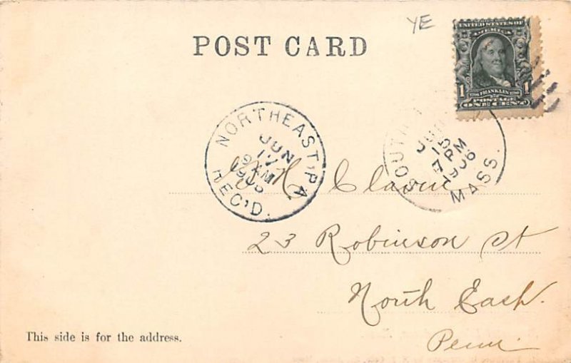 Memorial Library Acton MA USA Postcard