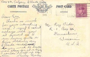 Outdoor Bakery Oven Quebec Canada 1948 postcard