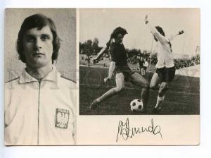 241432 POLAND SOCCER FOOTBALL facsimile player Wladyslaw Zmuda