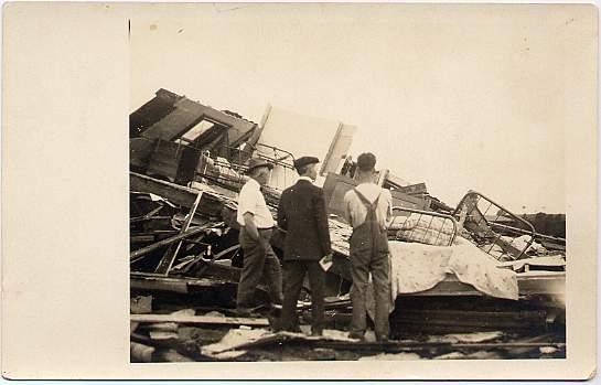 RPPC The Hurricane we had in Homer NY, New York - Disaster