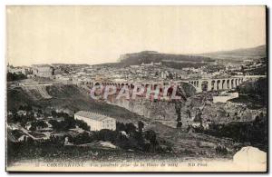 Algeria Constantine Old Postcard General View from the road Setif