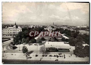 Modern Postcard Panorama Zagreb Tram