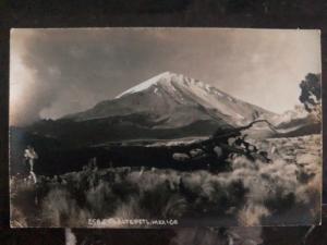 Menta México Real Foto Tarjeta Postal RPPC Citlaltepetl Stratovolcano