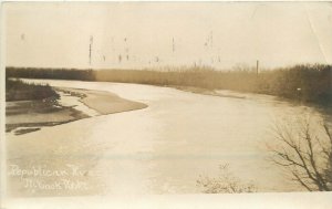 Postcard RPPC 1911 Nebraska McCook Republican River 23-12538