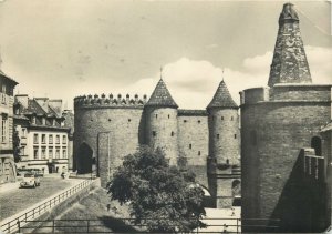 Postcard Poland Warsaw Powder Tower and Barbican outpost