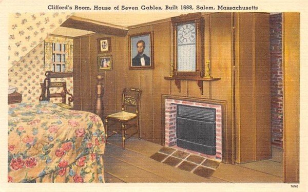 Clifford's Room in Salem, Massachusetts House of Seven Gables.