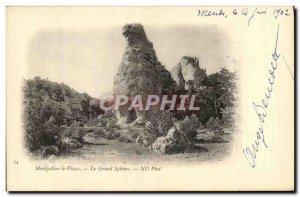 Old Postcard Montpellier Le Vieux The Great Sphinx