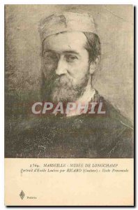 Old Postcard Marseille Museum of Longchamp Portrait of Émile Loubon Ricard G...
