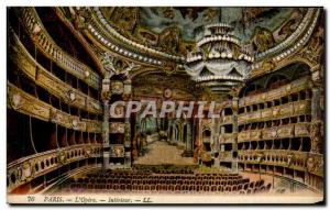 Paris Old Postcard L & # 39Opera Interior