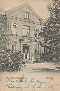 MALMO SWEDEN ~ EPIDEMI SJUKHUSET-HOSPITAL~1903 OSKAR KULLS PHOTO POSTCARD