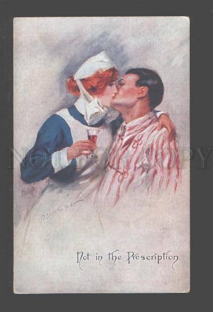 095167 WWI RED CROSS PROPAGANDA Not in the Prescription TUCK