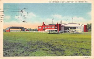 Des Moines municipal Airport Des Moines, Iowa, USA Airport 1940 