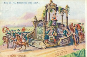 Artist Signed Fantasy Parade Vintage Postcard 06.59