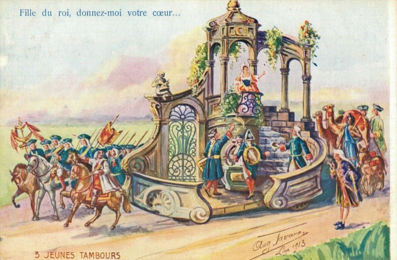 Artist Signed Fantasy Parade Vintage Postcard 06.59