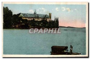 Old Postcard Lake Bourget Abbey Hautecombe