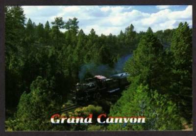 AZ Railroad Train Engine No 18 GRAND CANYON ARIZONA PC