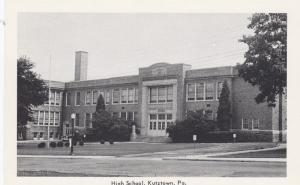 KUTZTOWN  , Pennsylvania, 1940-50s ; High School