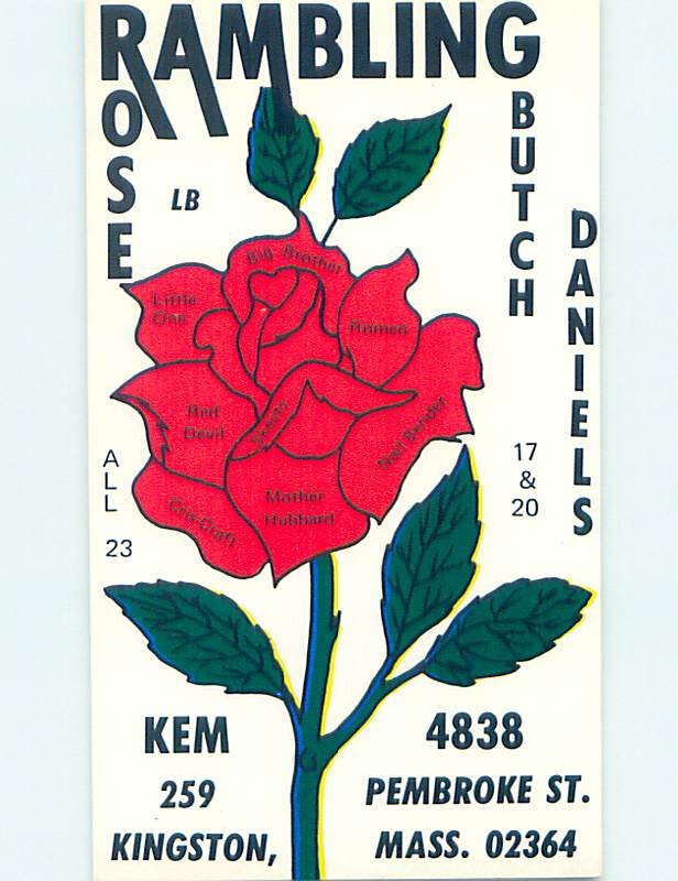 Pre-1980 RADIO CARD - Kingston - Near Plymouth & Brockton MA AH3048