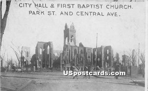 City Hall & First Baptist Church - Chelsea, MA