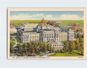Postcard Library of Congress and Annex, Washington, District of Columbia
