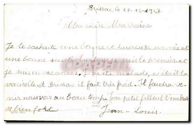 Postcard Old Bonne Annee