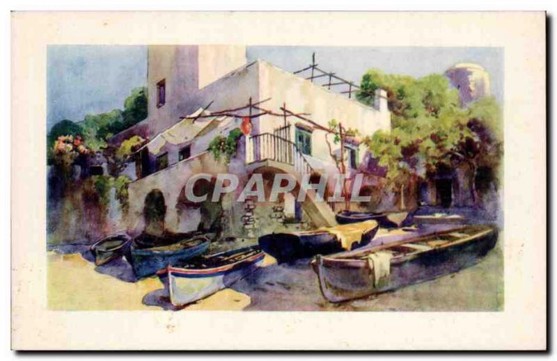 Italy - Italia - Italy - Capri - Spiaggia - Old Postcard