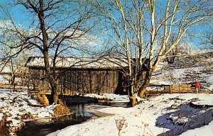 Covered Bridge, Winter Noble, Ohio OH