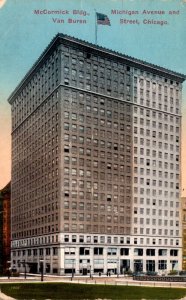 Illinois Chicago McCormick Building Michigan Avenue and Van Buren Street 1910