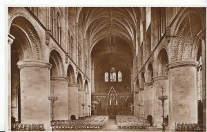 Herefordshire Postcard - Hereford Cathedral - Real Photograph    A9160