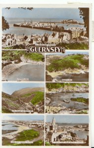 Channel Islands Postcard - Views of Guernsey - Real Photograph - Ref 19303A