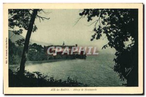 Old Postcard Aix les Bains Abbey Hautecombe