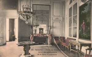 Vintage Postcard 1910s Versailles Palais Du Grand Trianon Salon des Appartements