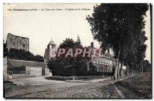 Old Postcard Beaugency Loiret La Tour Cesar Church and the Chateau