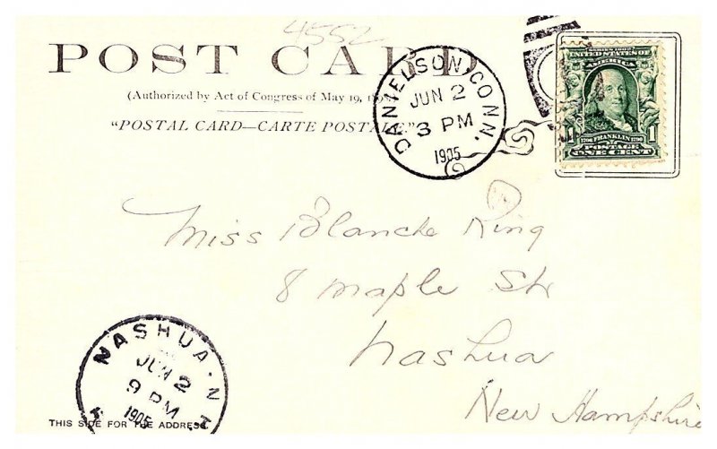 Connecticut Danielson  Davis Park , Soldiers Monument