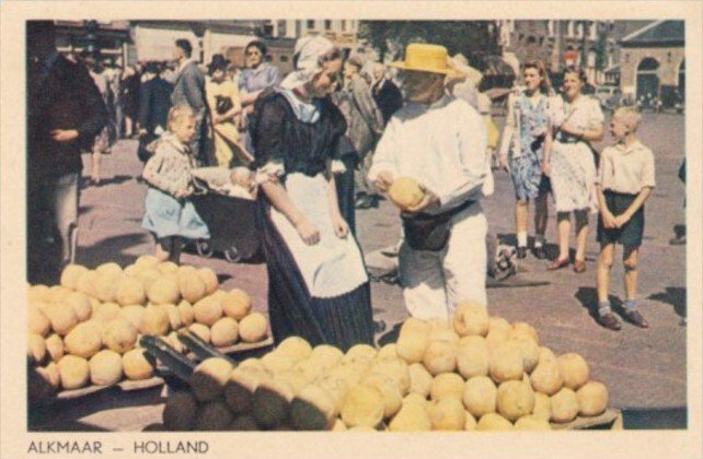 Netherlands Alkmaar Cheese Market