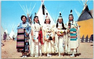 Postcard - American Indian Maidens - Greetings from Prince Rupert, Canada